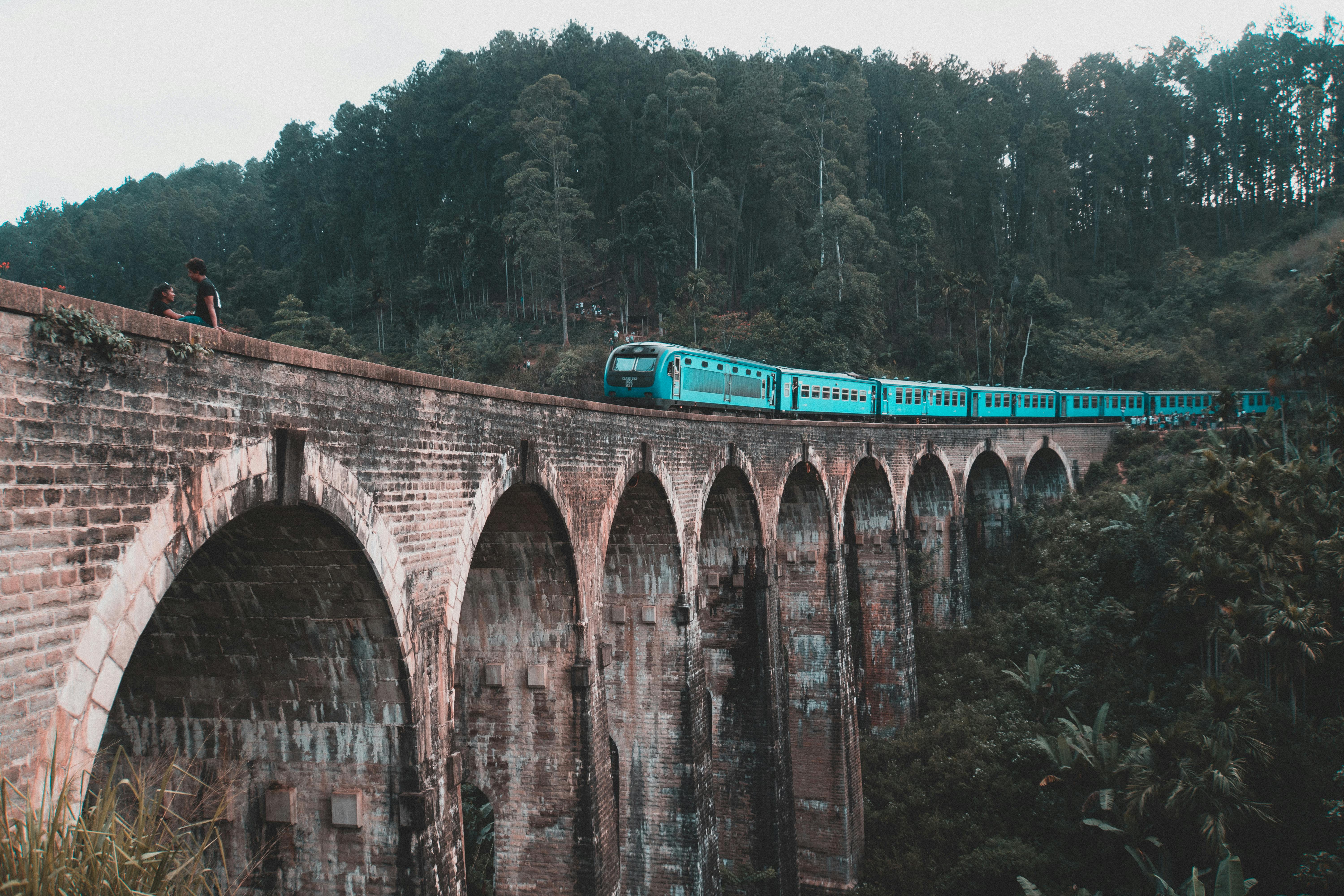 Train through tea country, Ella, Sri Lanka